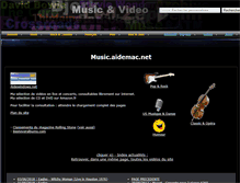 Tablet Screenshot of music.aidemac.net